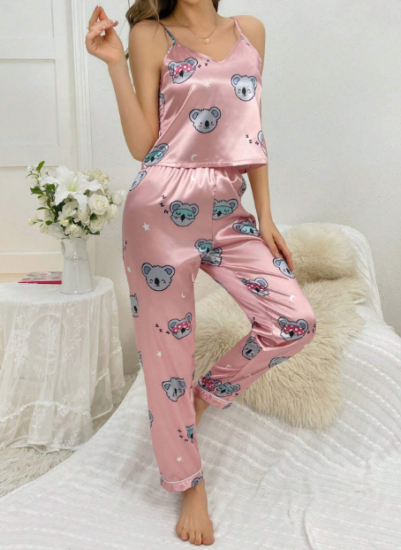 Koala Printed Cami set