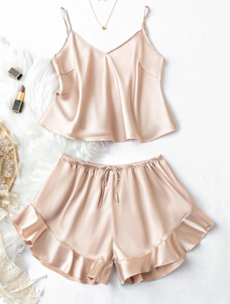 Ruffled Short set