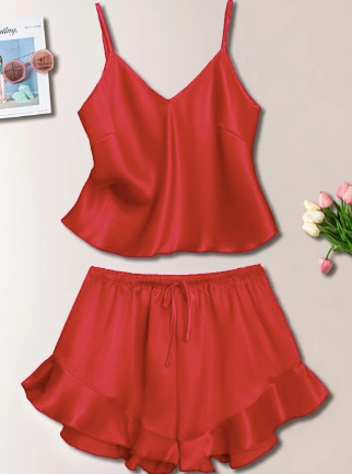 Ruffled Short set