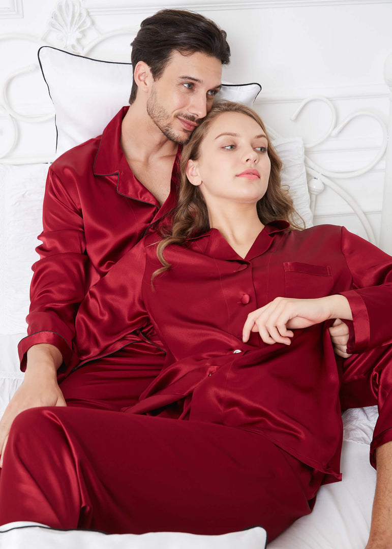 Couples Matching Solid PJ sets